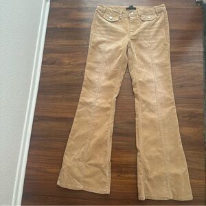 Tan suede Women Jeans BNWOT vintage style